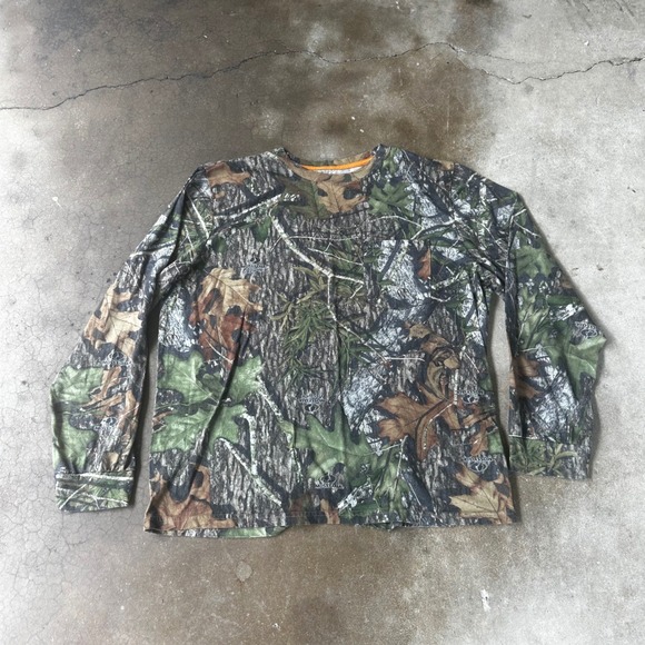 Mossy Oak Other - Mossy Oak Long Sleeve Shirt Mens XL Camo Excellent Break-Up Country Pocket Tee